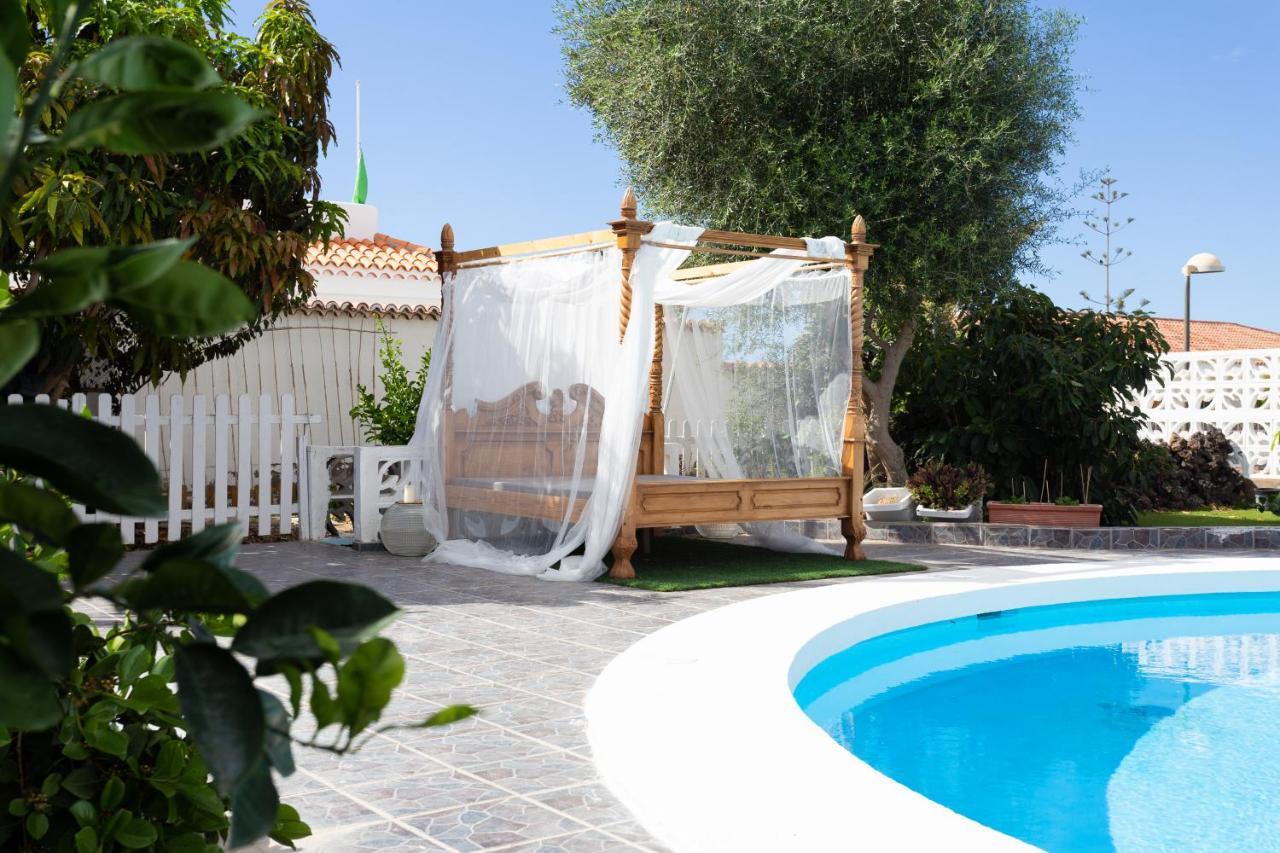 Bungalow Palm Mar With Pool And Garden Арона Экстерьер фото