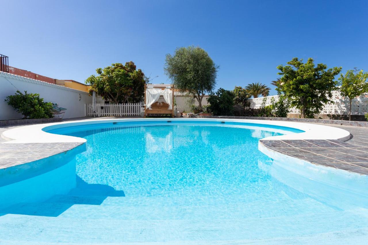 Bungalow Palm Mar With Pool And Garden Арона Экстерьер фото