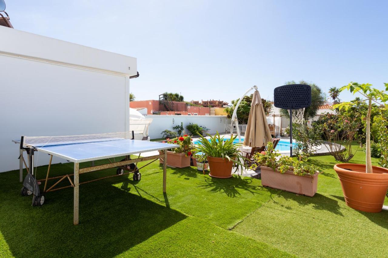 Bungalow Palm Mar With Pool And Garden Арона Экстерьер фото