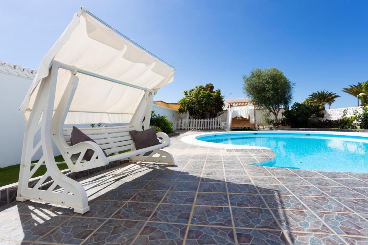Bungalow Palm Mar With Pool And Garden Арона Экстерьер фото